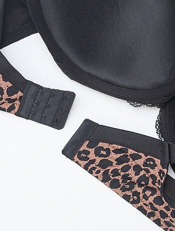 Reggiseno stampato leopardato