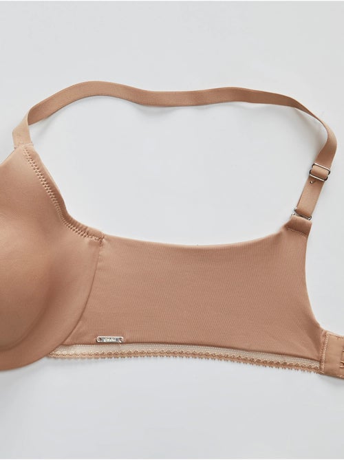 Reggiseno taglie forti senza foam microfibra riciclata - Kiabi Reggiseno taglie forti senza foam microfibra riciclata - Kiabi