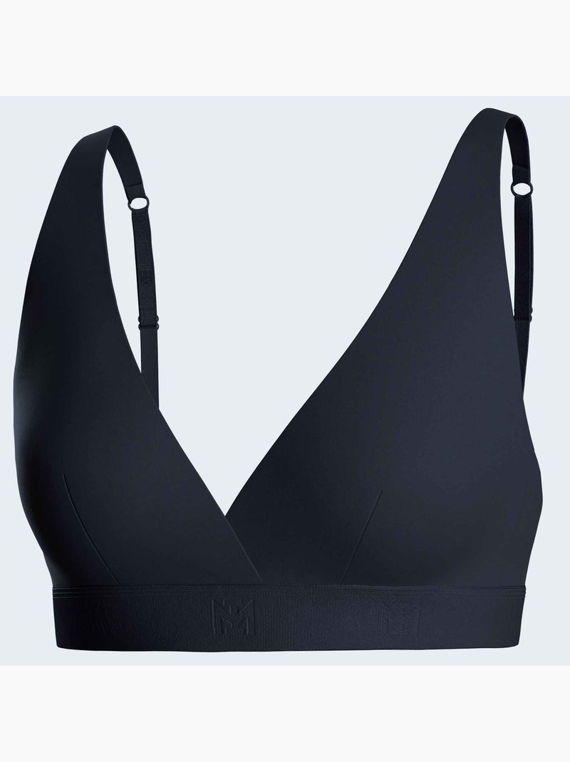 Reggiseno triangolare senza ferretto seconda pelle | impetus | impetus Blu marino - Kiabi