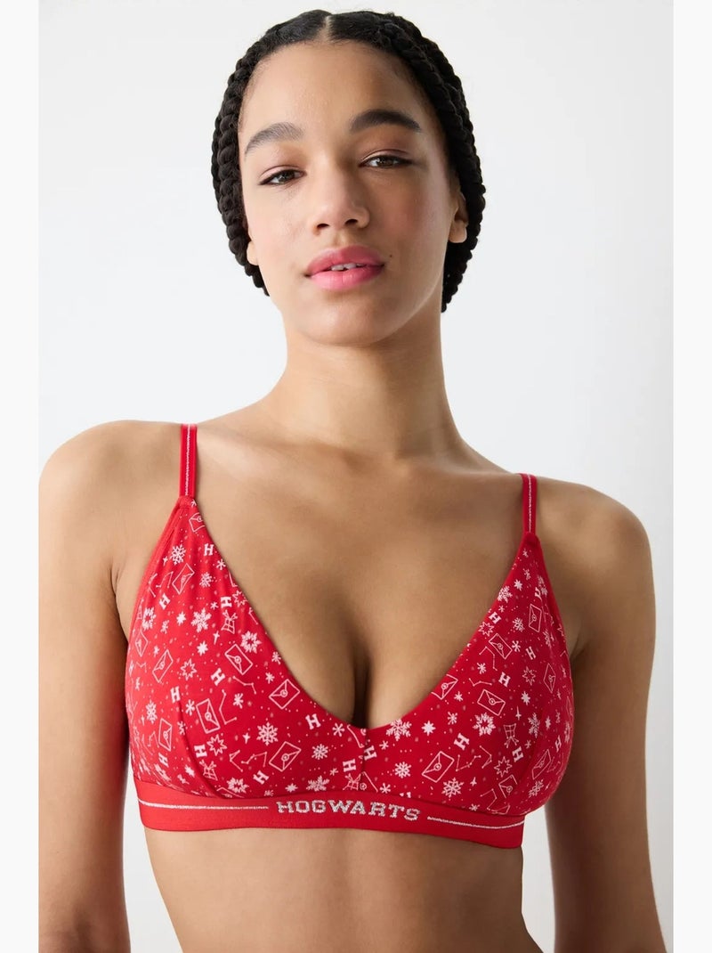 Reggiseno triangolo harry potter morbido penti Rosso - Kiabi