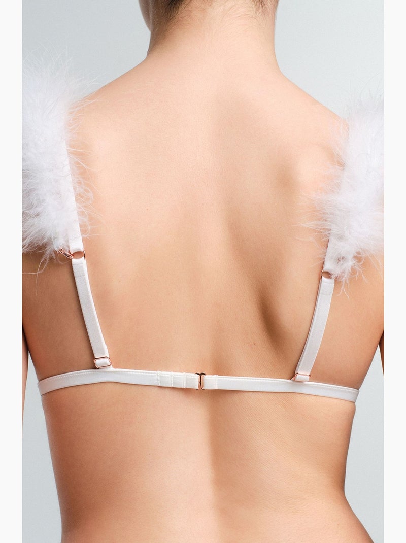 Reggiseno triangolo pelia rotto penti Bianco sporco - Kiabi