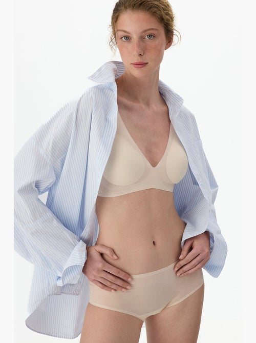 Reggiseno zerogram decolette imbottito invisibile penti - Kiabi Reggiseno zerogram decolette imbottito invisibile penti - Kiabi