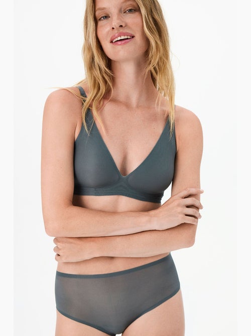 Reggiseno zerogram decolette imbottito invisibile penti - Kiabi Reggiseno zerogram decolette imbottito invisibile penti - Kiabi