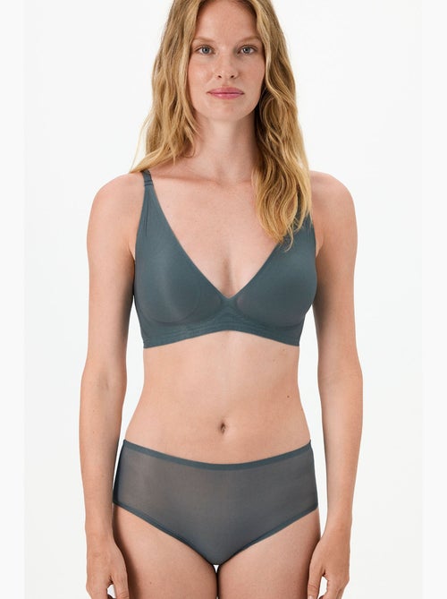 Reggiseno zerogram decolette imbottito invisibile penti - Kiabi Reggiseno zerogram decolette imbottito invisibile penti - Kiabi