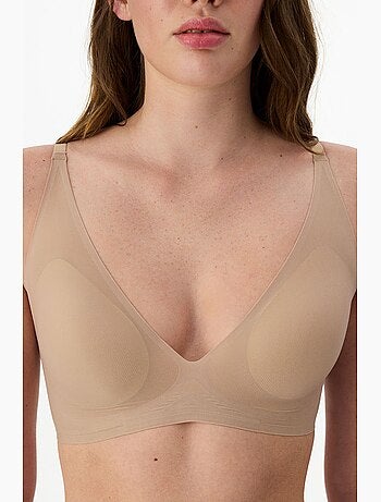 Reggiseno zerogram decolette imbottito senza segni penti