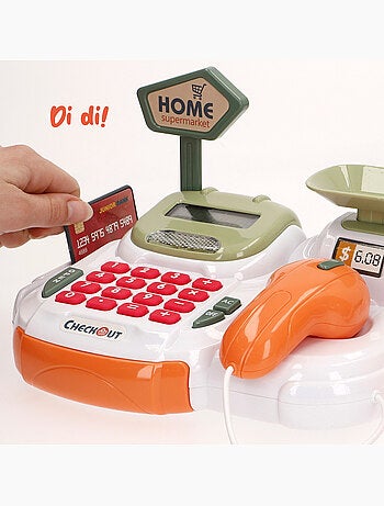 Registratore di cassa interattivo con luci e suoni my home