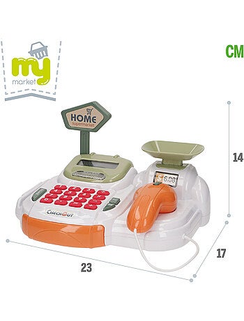 Registratore di cassa interattivo con luci e suoni my home
