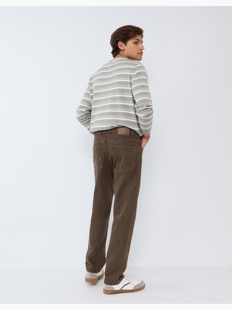 Relaxed fit jeans, mo fashion Marrone - Kiabi