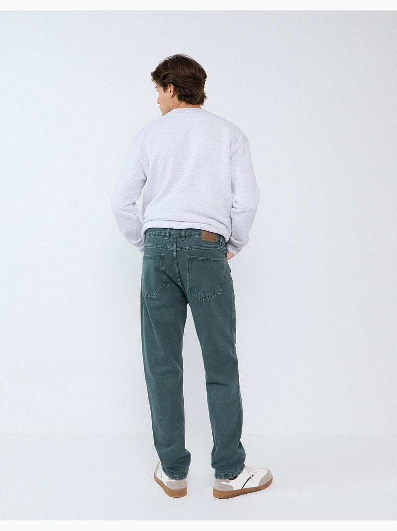 Relaxed fit jeans, mo fashion Verde - Kiabi