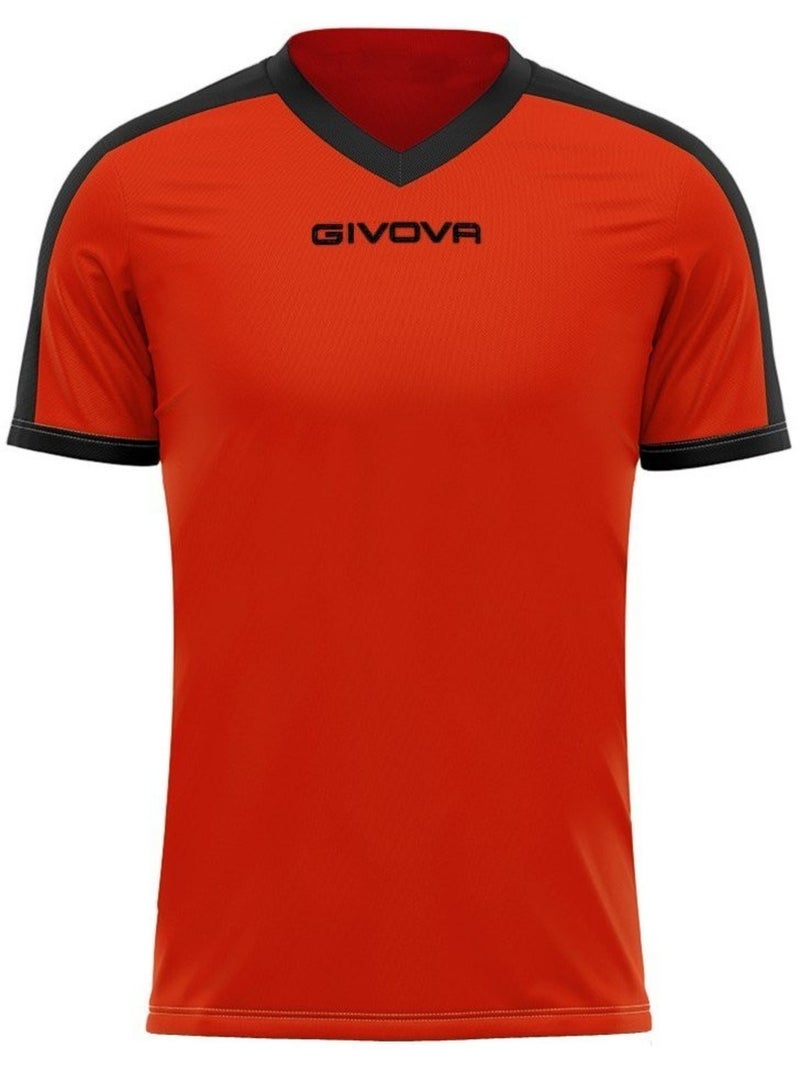 Revolution maglietta interblocco uomo - givova Nero Arancione - Kiabi