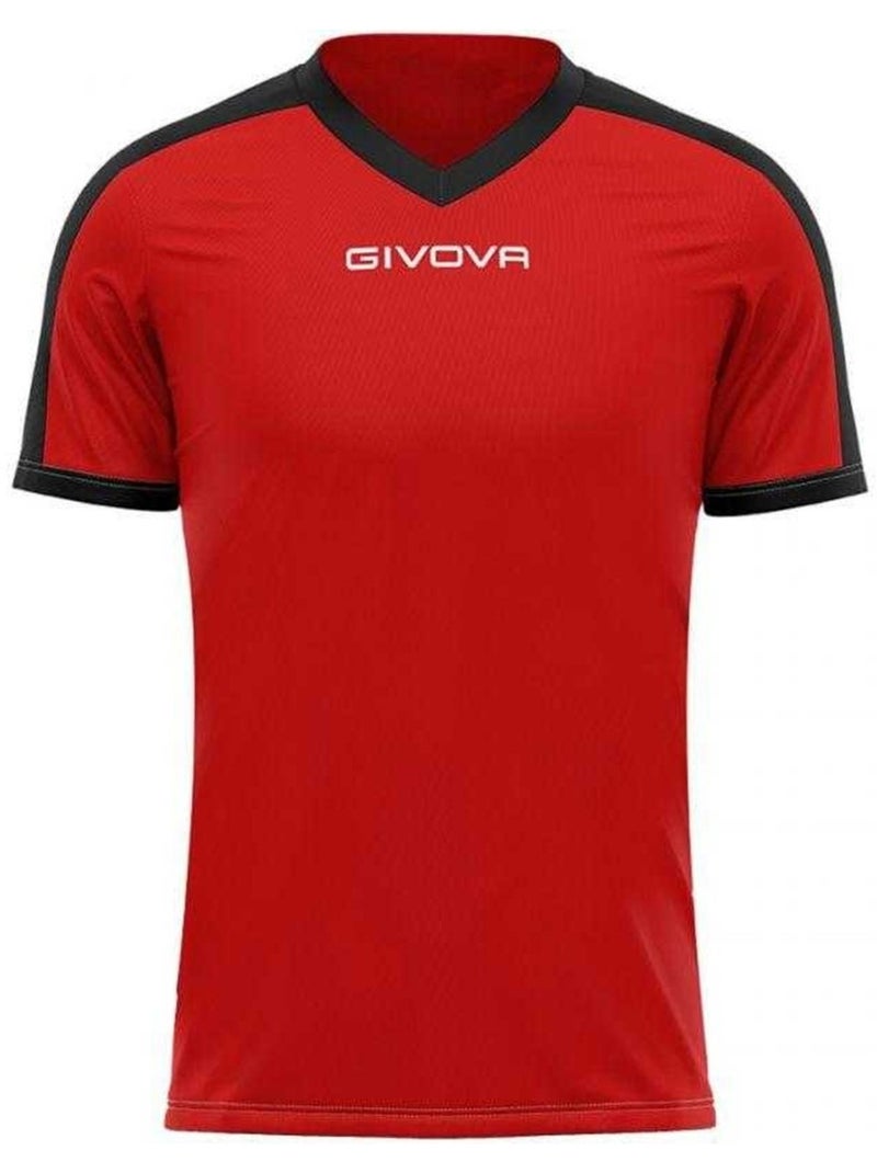 Revolution maglietta interblocco uomo - givova Nero Rosso - Kiabi