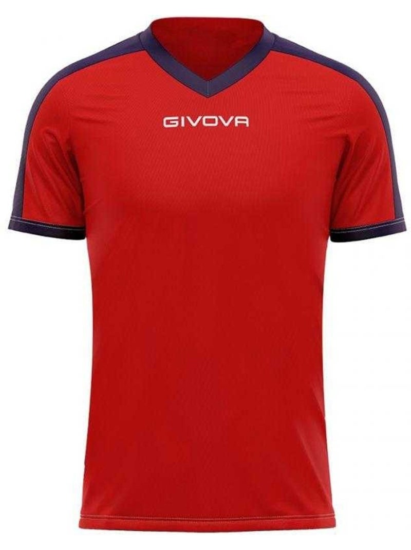 Revolution maglietta interblocco uomo - givova Rosso cashmere - Kiabi