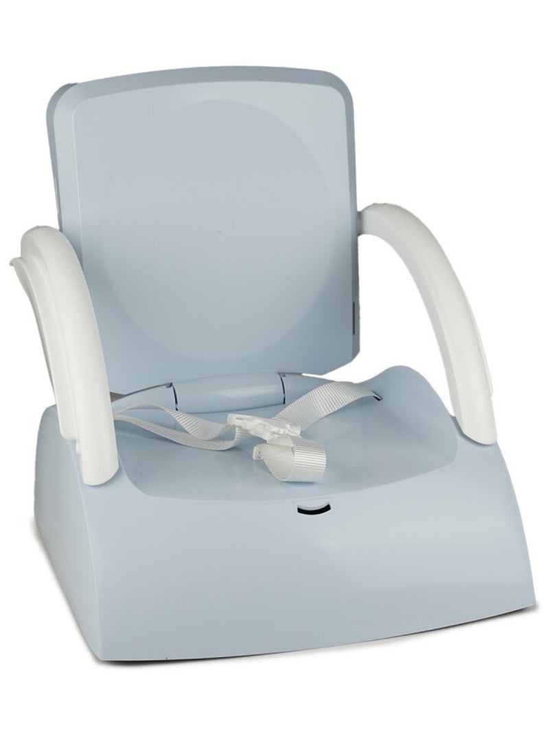 Rialzo per sedia Thermobaby YEEHOP con vassoio amovibile e cintura di sicurezza a 3 punti Blu chiaro - Kiabi