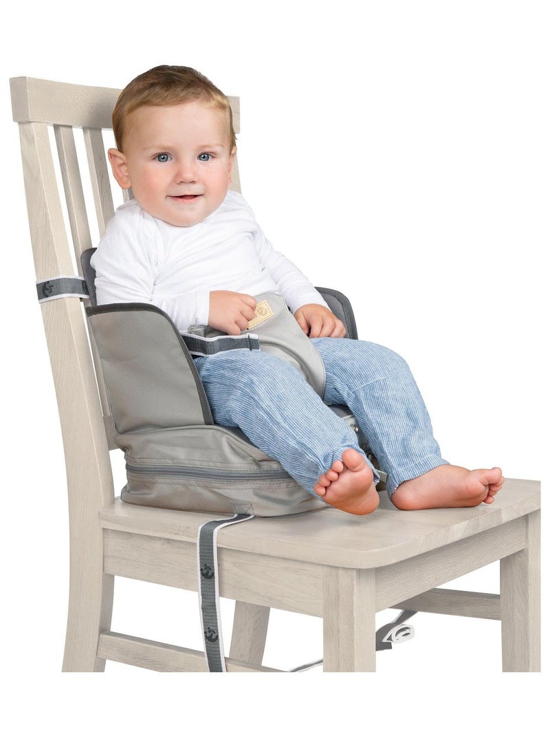 Rialzo sedia per bebè con cuscino gonfiabile – "Roba Little Stars" Grigio bianco - Kiabi