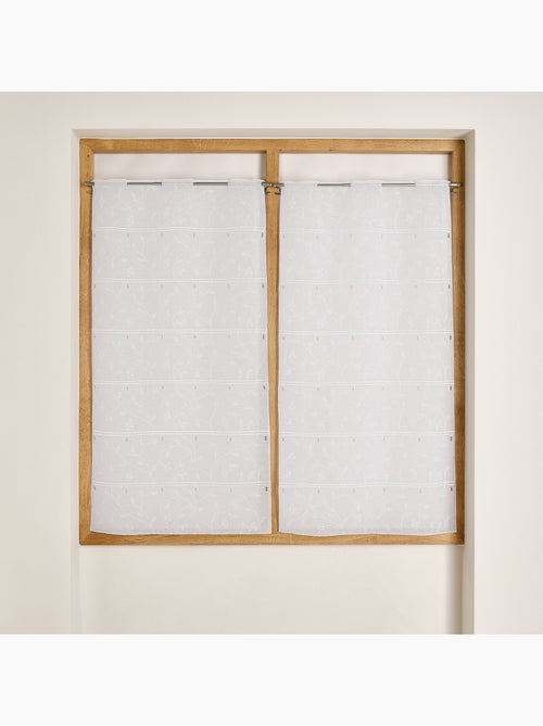 Ricamo modulabile con foglie e fiori - Kiabi