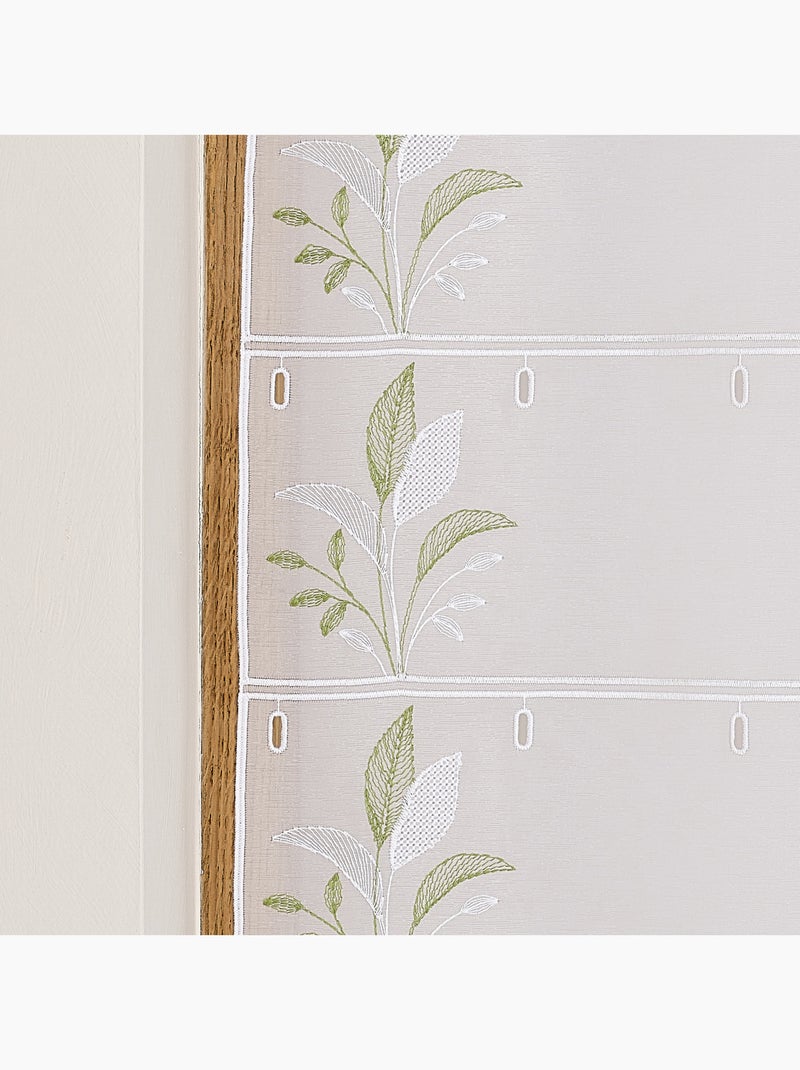 Ricamo modulabile con foglie Verde - Kiabi