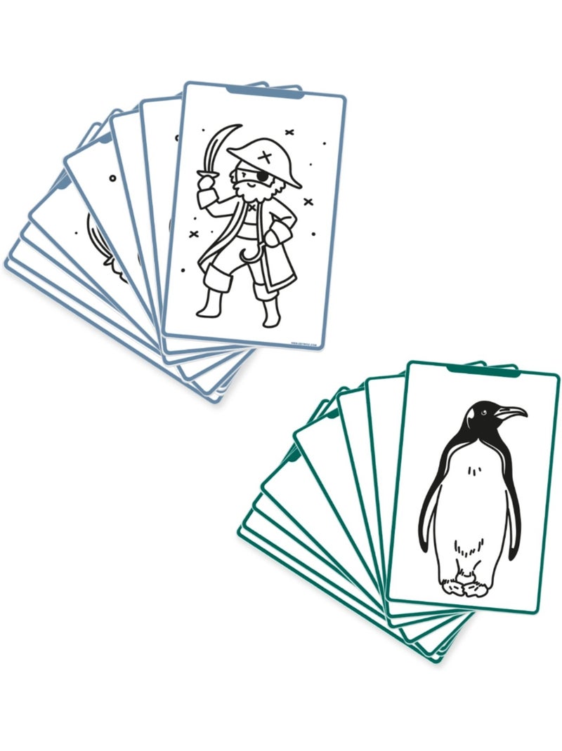 Ricarica kidydraw animali, oceani e pirati | Kidywolf Verde - Kiabi