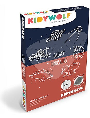 Ricarica per kidydraw mini galassia e dinosauri | kidywolf