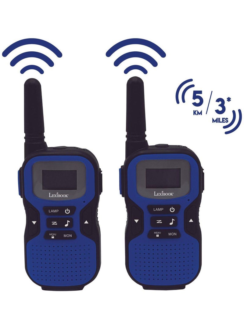 Ricaricabile walkie-talkies con 5km portata, auricolari e torcia N/D - Kiabi