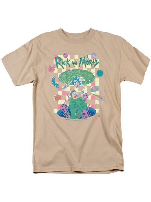 Rick And Morty Falling Portals Maglietta Adulto Unisex - Kiabi