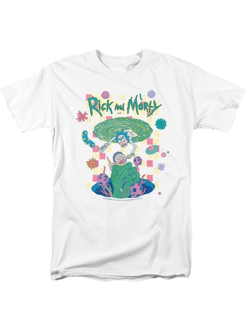 Rick And Morty Falling Portals Maglietta Adulto Unisex - Kiabi