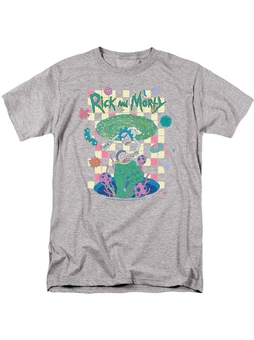 Rick And Morty Falling Portals Maglietta Adulto Unisex - Kiabi