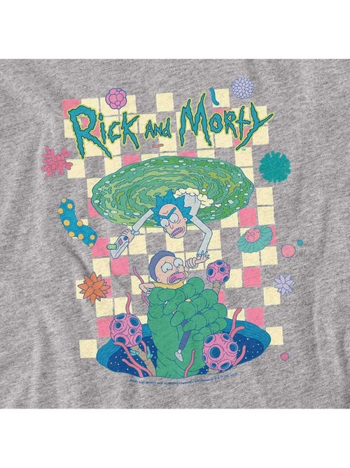 Rick And Morty Falling Portals Maglietta Adulto Unisex - Kiabi