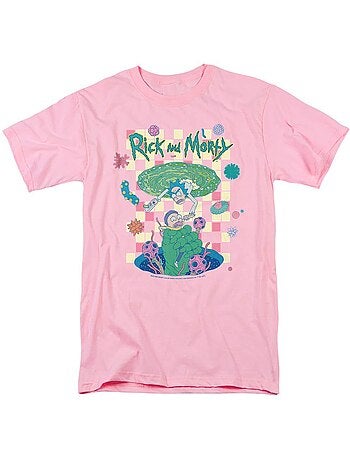 Rick And Morty Falling Portals Maglietta Adulto Unisex