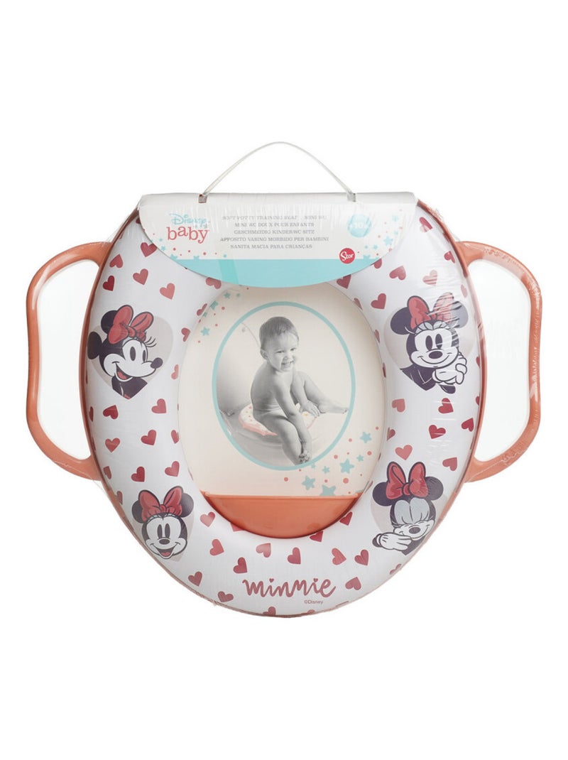 Riduttore per rialzo del WC Minnie Thermobaby con maniglie comfort Rosa - Kiabi