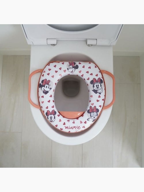 Riduttore per rialzo del WC Minnie Thermobaby con maniglie comfort - Kiabi Riduttore per rialzo del WC Minnie Thermobaby con maniglie comfort - Kiabi