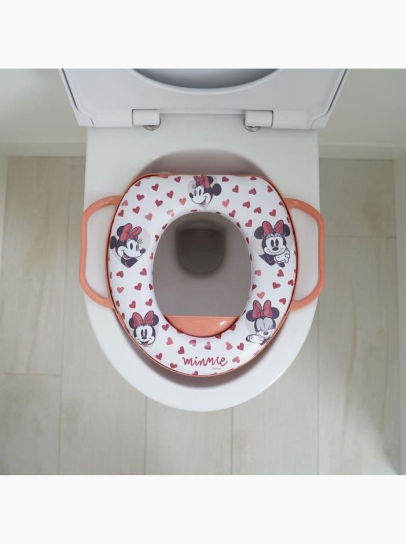Riduttore per rialzo del WC Minnie Thermobaby con maniglie comfort Rosa - Kiabi