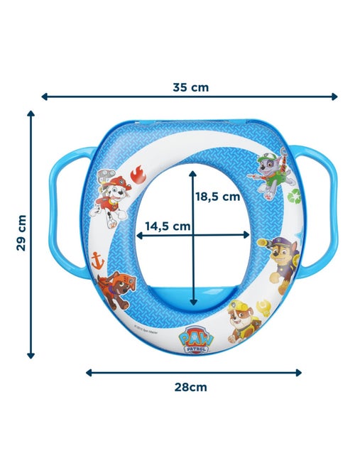 Riduttore per sedile del WC Pat Patrouille Thermobaby Comfort con maniglie - Kiabi Riduttore per sedile del WC Pat Patrouille Thermobaby Comfort con maniglie - Kiabi