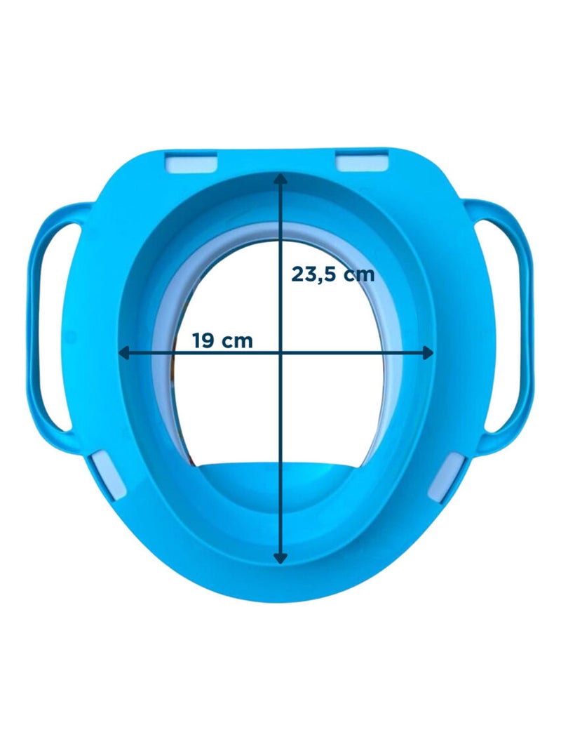 Riduttore per sedile del WC Pat Patrouille Thermobaby Comfort con maniglie Blu - Kiabi