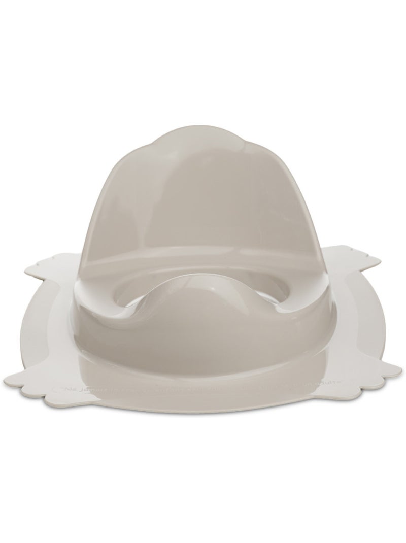 Riduttore per WC Luxe Thermobaby con schienale alto anti-spruzzi Grigio - Kiabi