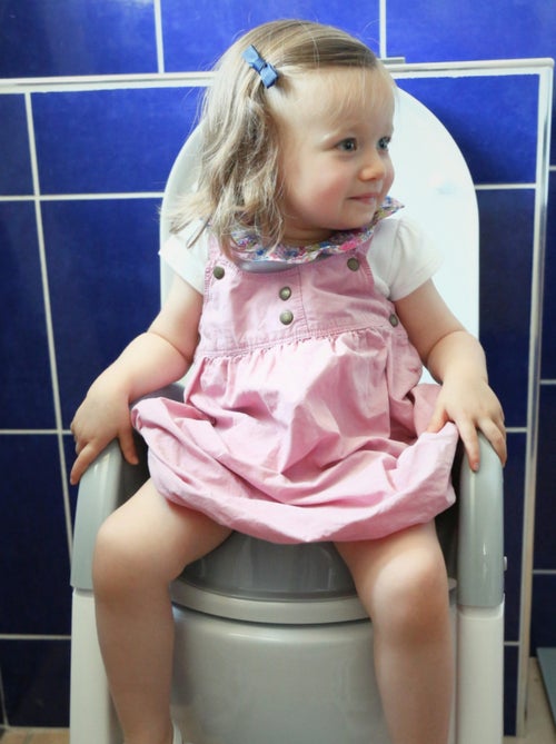 Riduttore rialzatore per WC Kiddyloo regolabile Thermobaby con pedane antiscivolo - Kiabi Riduttore rialzatore per WC Kiddyloo regolabile Thermobaby con pedane antiscivolo - Kiabi
