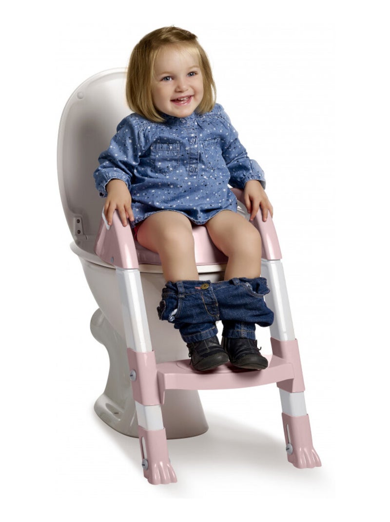 Riduttore WC pieghevole Kiddyloo Thermobaby in PP con pedana antiscivolo Rosa - Kiabi