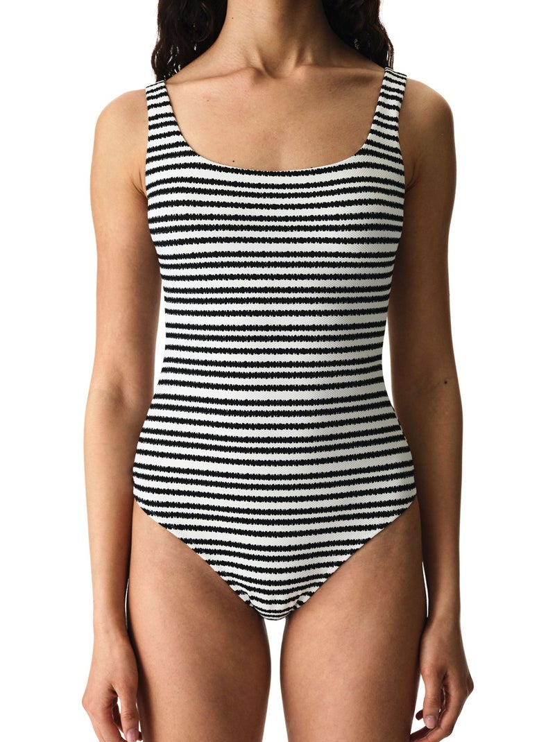 Ringel costume intero sportivo a righe testurizzato penti Nero Bianco - Kiabi