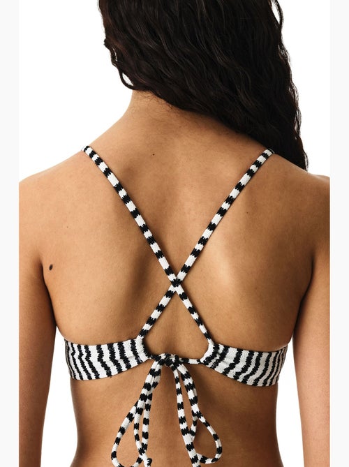 Ringel top bikini bralette a righe testurizzato penti - Kiabi
