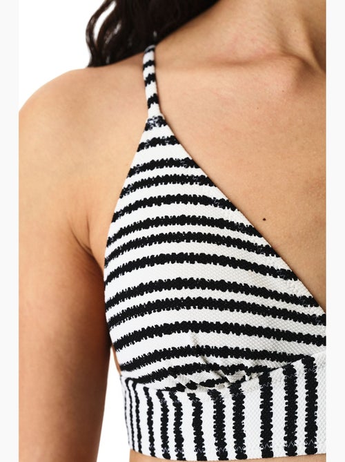 Ringel top bikini bralette a righe testurizzato penti - Kiabi