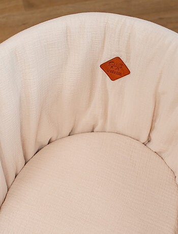 Rivestimento per culla in garza di cotone, jeanne | SEVIRA KIDS