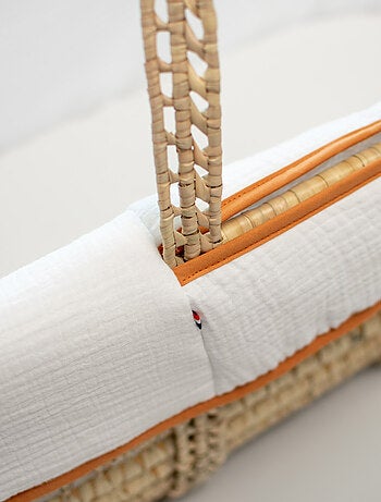 Rivestimento per culla in garza di cotone, jeanne | SEVIRA KIDS