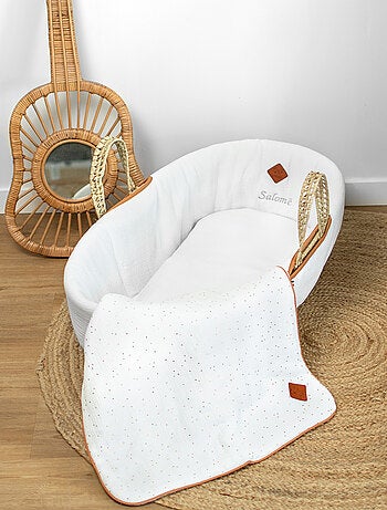 Rivestimento per culla in garza di cotone, jeanne | SEVIRA KIDS