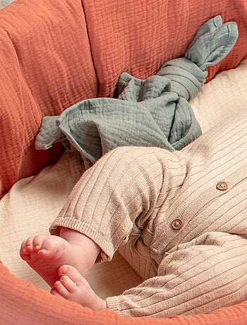 Rivestimento per culla in garza di cotone, jeanne | SEVIRA KIDS