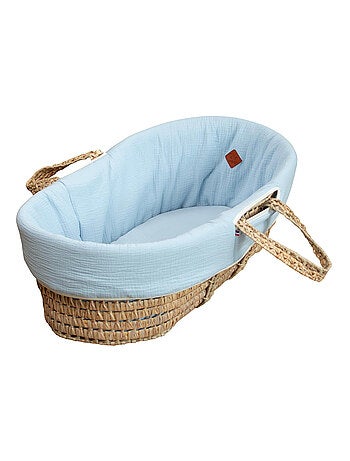 Rivestimento per culla in garza di cotone, jeanne | SEVIRA KIDS