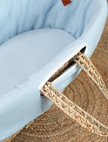 Rivestimento per culla in garza di cotone, jeanne | SEVIRA KIDS