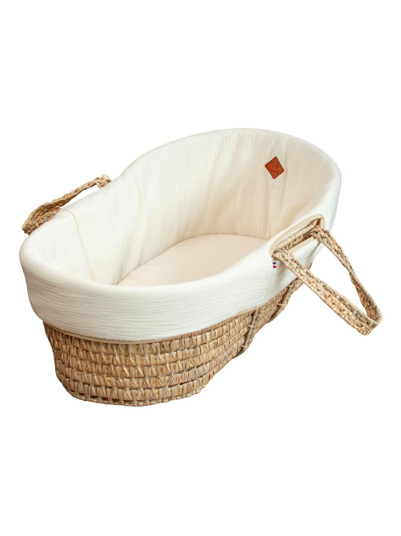 Rivestimento per culla in garza di cotone, jeanne | SEVIRA KIDS Ecru - Kiabi