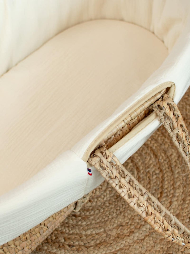Rivestimento per culla in garza di cotone, jeanne | SEVIRA KIDS Ecru - Kiabi