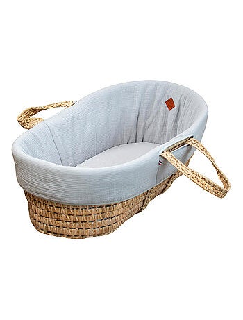 Rivestimento per culla in garza di cotone, jeanne | SEVIRA KIDS