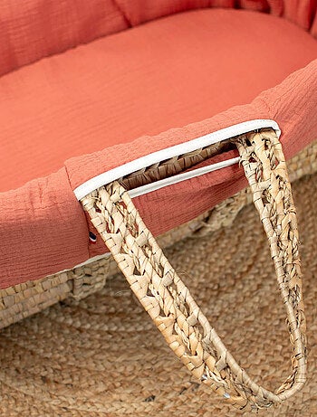 Rivestimento per culla in garza di cotone, jeanne | SEVIRA KIDS