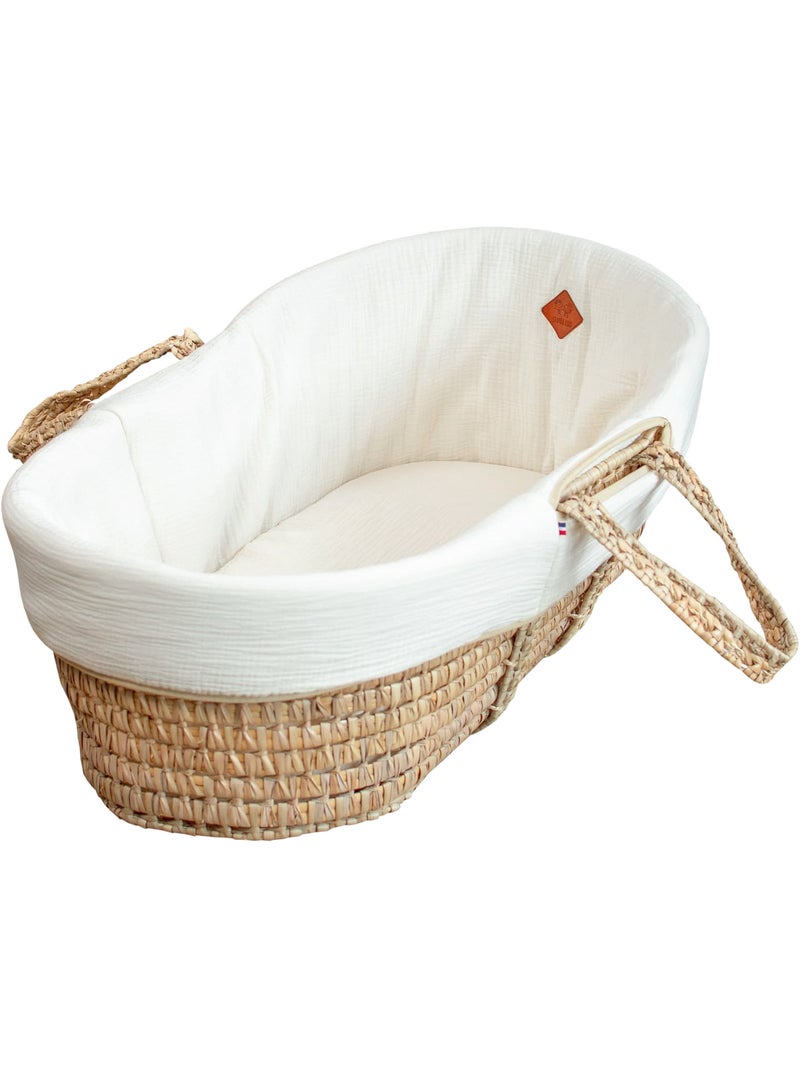 Rivestimento per culla in garza di cotone, jeanne | sevira kids | sevira kids Ecru - Kiabi